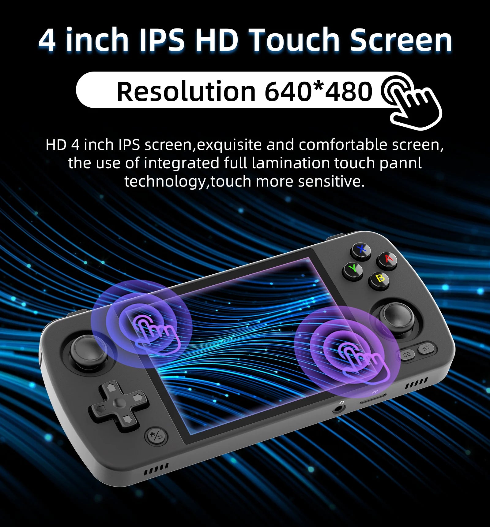 ANBERNIC RG405M Handheld Game Console 4'' IPS Touch Screen Android12 System T618 Metal Shell Retro Video Game Player 3000+ Games