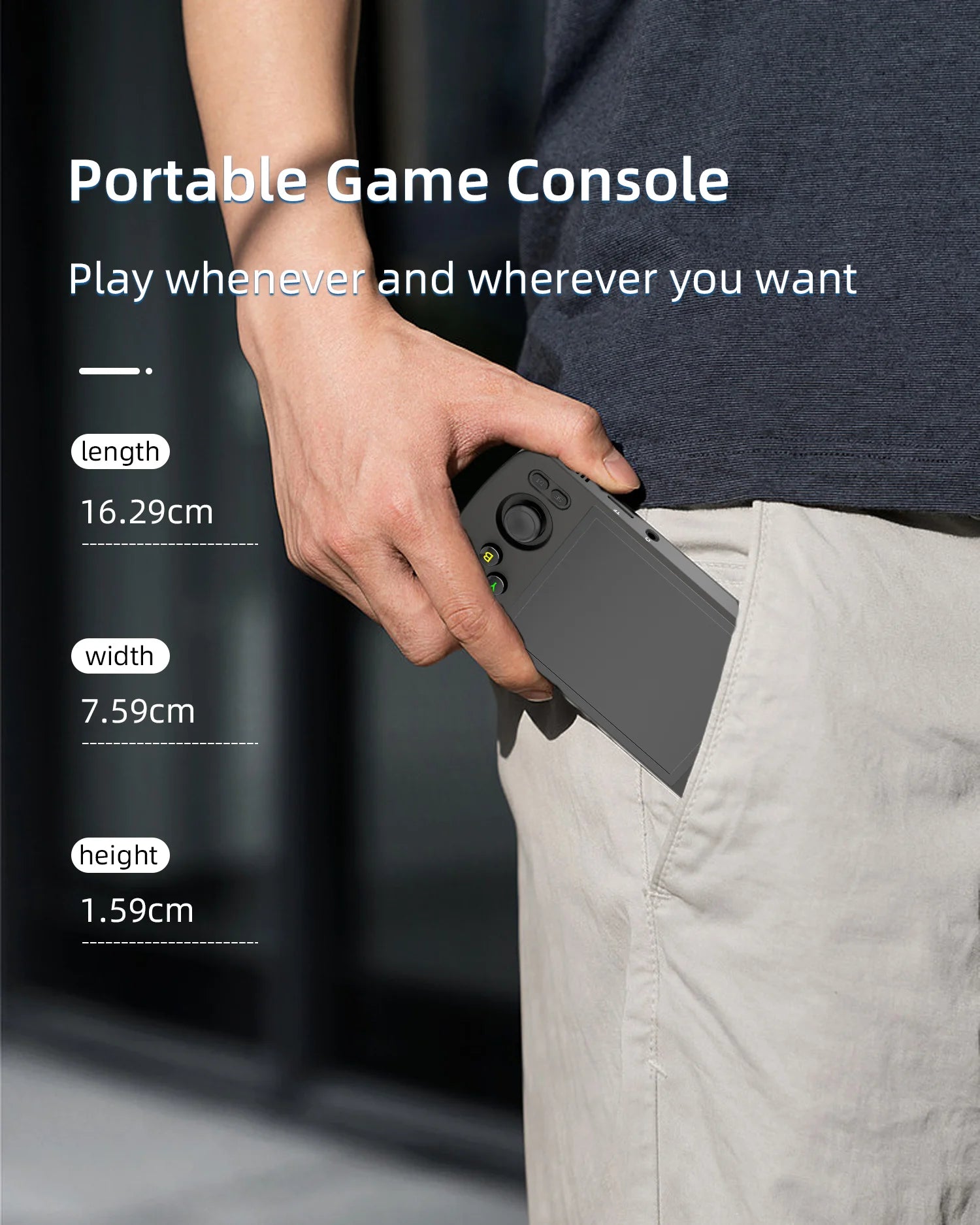 ANBERNIC RG405M Handheld Game Console 4'' IPS Touch Screen Android12 System T618 Metal Shell Retro Video Game Player 3000+ Games